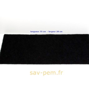 Filtre à charbon CR340 pour hottes AIRLUX AHC85, AHC95, HC51, HC52, HC249