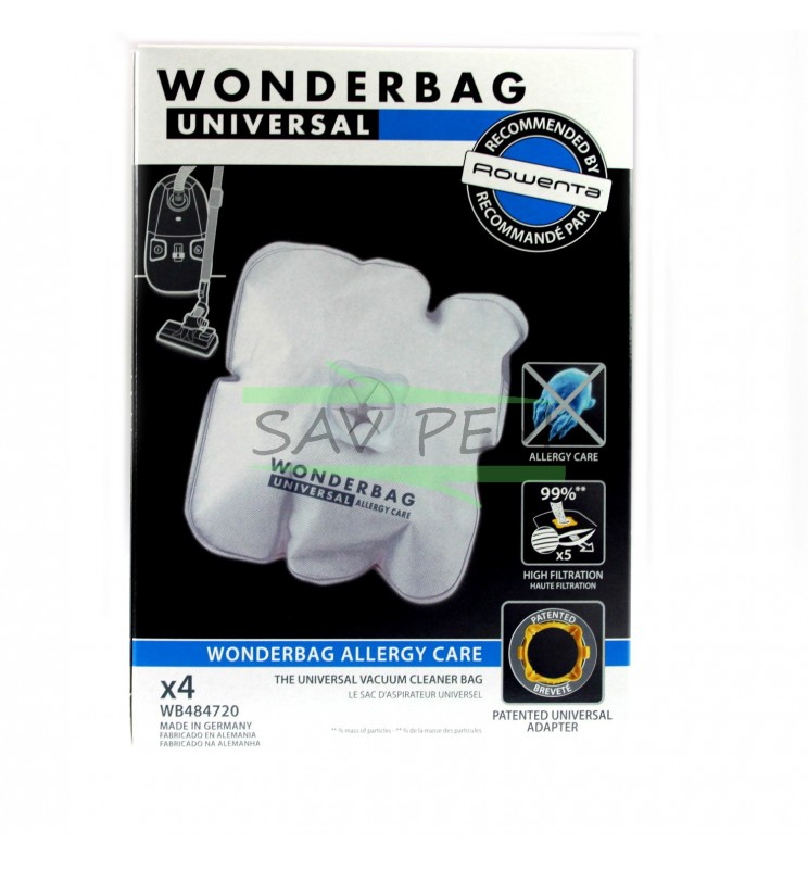 Sacs aspirateur Wonderbag CLASSIC WB406120 - Pièces aspirateur
