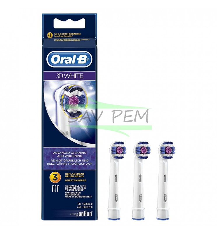 Brosses à dents BRAUN Oral-B 3D White