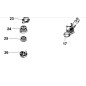 Support bobine pour BLACK + DECKER STC5433