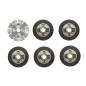 Kit 6 disques pour meuleuse diamètre 125mm