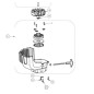Rondelle ventilateur moteur souffleur RYOBI RBL26BP
