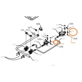 Thermocouple ZR01A012G GLEM AT32IX, AT64IX, AT685HIX, AT755IX, AT955HIX