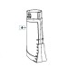 Tube inférieur souffleur BLACK & DECKER GW3030