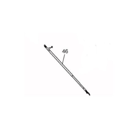 Câble d'accélération taille-haies RYOBI RHT2660DA (lame jaune)
