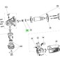 Engrenage sortie moteur meuleuse RYOBI RAG1010-125