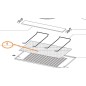 Filtre à graisse hotte AIRLUX, GLEM AHC63BK, AHC63IX, AHC63WH, GHC630