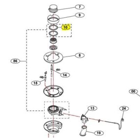 Joint de brûleur pour poêle INVERTER MINIMAX