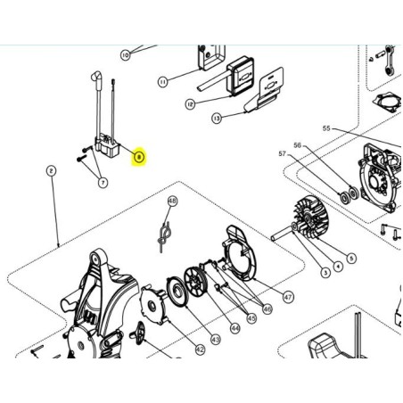 Turbine pour souffleur RYOBI RBL30BPT