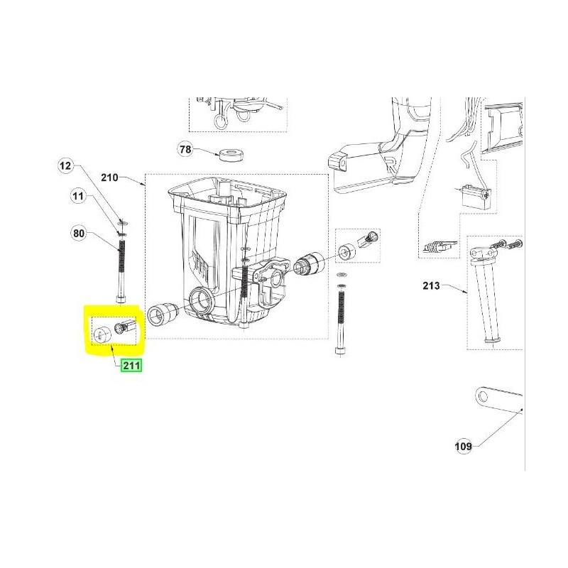 Charbon moteur perforateur RYOBI RSDS1050-K