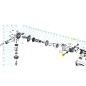 Bouchon porte charbon meuleuse RYOBI EAG8512R - EAG8512RHG