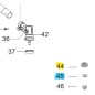 Rondelle pour débroussailleuses PARTNER B28B, B28PS, B28P, B428PS, B26PS