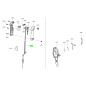 Câble d’accélération débroussailleuse RYOBI RBC52FSBO Câble d’accélération débroussailleuse RYOBI RBC52FSBO