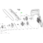 Tendeur de chaine tronçonneuses RYOBI RCS3835T / RCS3840T