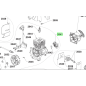 Cliquet de lanceur débroussailleuse RYOBI RLT254CDSO - RBC254SBO Cliquet de lanceur débroussailleuse RYOBI RLT254CDSO - RBC254SBO