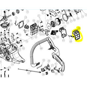 Filtre à air tronçonneuses RYOBI modèles RCS5145B - RCS5140B / 5131035253