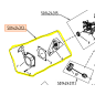 Lanceur complet avec cliquet pour débroussailleuses MC CULLOCH modèles B33P Lanceur complet avec cliquet pour débroussailleuses MC CULLOCH modèles B33P