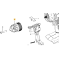 Mandrin pour perceuses Black & Decker BCD700S - BDKH18 Mandrin pour perceuses Black & Decker BCD700S - BDKH18