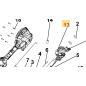 Module d'alimentation 90635511 coupe bordure DEWALT DCM561