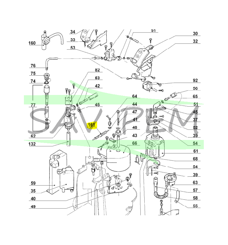 Fusible nespresso MAGIMIX M200 AUTOMATIC SAVPEM pieces detachees