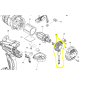 Support de charbons pour perceuse / visseuse MAKITA DHP458