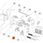 Charbon moteur pour meuleuse RYOBI EAG600RS