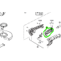 Interrupteur meuleuses AEG Powertools  WS22-180E / WS24-230GEV