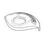 Carter de protection coupe bordure BOSCH ART23SL / ART2300