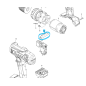 Levier inverseur perceuses / visseuses MAKITA DF347D - DF488D