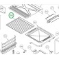 Grille Z082Z94 fours AIRLUX, GLEM AFGC310BK, AFGC310IX, AFSC83GIXN, AFSCW21 Grille Z082Z94 fours AIRLUX, GLEM AFGC310BK, AFGC310IX, AFSC83GIXN, AFSCW21