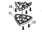 Plateau 446425001011 pour ponceuse delta EINHELL TE-DS 20 E Plateau 446425001011 pour ponceuse delta EINHELL TE-DS 20 E