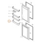 Balconnet porte bouteille  combiné AIRLUX ARI301 - ARI1450