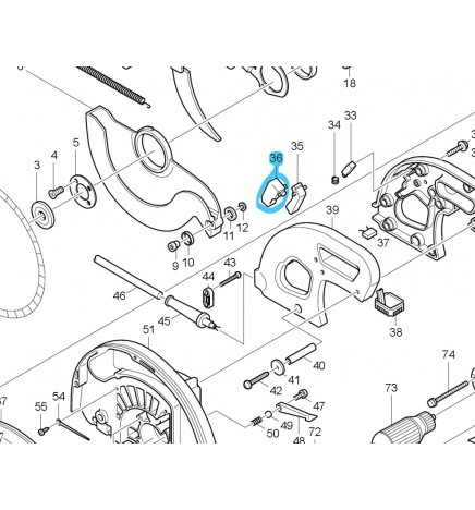 Interrupteur Pour Scie Circulaire Makita R S