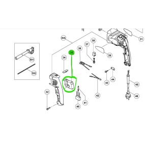 Interrupteur pour perceuse HIKOKI D13VB3LBZ
