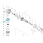 Pignon de renvoi d'angle meuleuse MAKITA GA4530R - GA5034