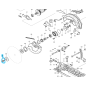 Vis de serrage 266133-3 pour scie circulaire MAKITA DSS610