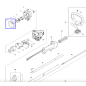 Cloche d'embrayage débroussailleuse MAKITA / DOLMAR MS-430.4U / EM4350LH