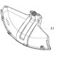 Carter de protection débroussailleuse MAKITA UR012G
