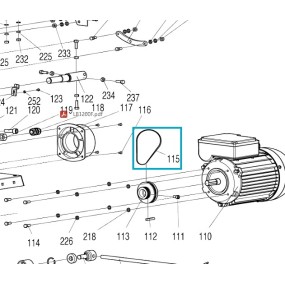 Courroie pour scie à ruban MAKITA LB1200F
