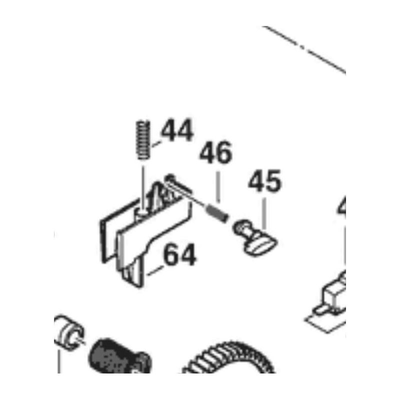 Poussoir de sécurité tronçonneuse BOSCH AKE35S (3600H34500)